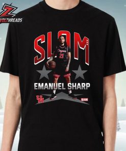 Emanuel Sharp Houston Cougars The Coogs On Slam University 019 Cover Tee H-Town Lockdown Unisex T-Shirt