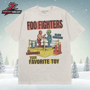 Foo Fighters Alien V Lucha Tee Your Favorite Toy Unisex T-Shirt