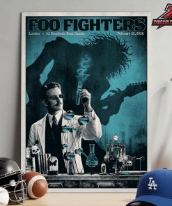 Foo Fighters Venue Poster At 02 Shepherd’s Bush Empire London On February 25th 2026 Home Decor Poster Canvas