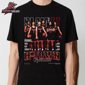 Houston Cougars The Coogs On Slam University 019 Cover Tee H-Town Lockdown Unisex T-Shirt