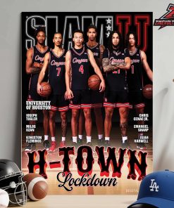 Houston Cougars The Coogs On Slam University 019 Magazine Cover H-Town Lockdown Home Decor Poster Canvas