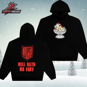 Ice Cream X Hell Hath No Fury Hoodie Limited Edition Two Sided Unisex T-Shirt