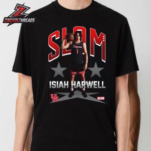 Isiah Harwell Houston Cougars The Coogs On Slam University 019 Cover Tee H-Town Lockdown Unisex T-Shirt