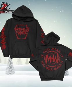 Motionless In White Keystone Pullover Hoodie Merch Limited Two Sided Unisex T-Shirt