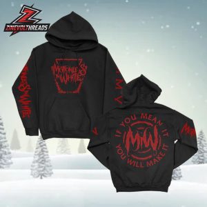 Motionless In White Keystone Pullover Hoodie Merch Limited Two Sided Unisex T-Shirt