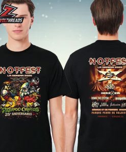 KnotFest 2026 La Serena 25th Anniversary Merch Official Tee Two Sided Unisex T-Shirt