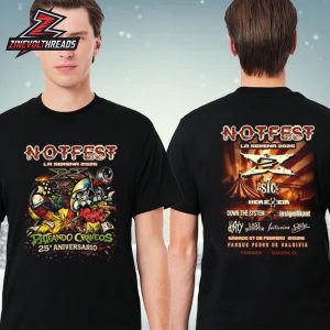 KnotFest 2026 La Serena 25th Anniversary Merch Official Tee Two Sided Unisex T-Shirt