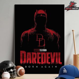 Official Promo Art For Daredevil Born Again Season 2 Marvel Television Home Decor Poster Canvas