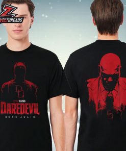 Official Promo Art For Daredevil Born Again Season 2 Marvel Television Two Sided Unisex T-Shirt