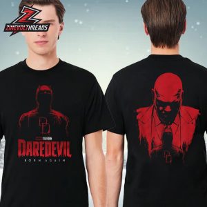 Official Promo Art For Daredevil Born Again Season 2 Marvel Television Two Sided Unisex T-Shirt