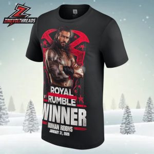 Roman Reigns Royal Rumble 2026 Winner On January 31st Unisex T-Shirt