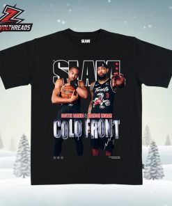 Scottie Barnes And Brandon Ingram Toronto Raptors On The Slam 260 Cover Tee Cold Front Unisex T-Shirt