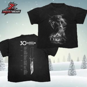 Scream 30th Anniversary Kill Tour Tee Merchandise Limited Two Sided Unisex T-Shirt