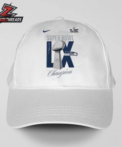 Seattle Seahawks Nike Super Bowl LX Champions Lombardi Trophy Snapback Classic Hat CAp