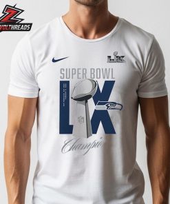 Seattle Seahawks Nike Super Bowl LX Champions Lombardi Trophy Unisex T-Shirt
