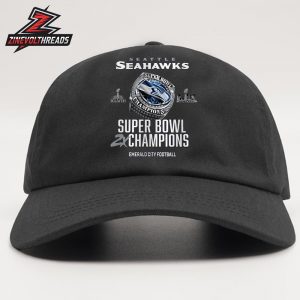 Seattle Seahawks Nike Two-Time Super Bowl Champions Downtown Ring Club Snapback Classic Hat Cap