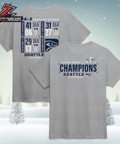Seattle Seahawks Super Bowl LX Champions Counting Points Two Sided Unisex T-Shirt