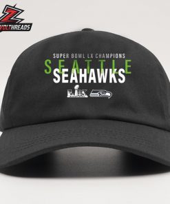Seattle Seahawks Super Bowl LX Champions Hoodie Snapback Classic Hat Cap