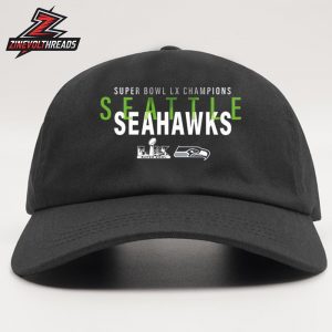 Seattle Seahawks Super Bowl LX Champions Hoodie Snapback Classic Hat Cap