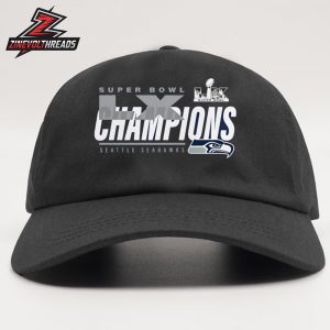 Seattle Seahawks Super Bowl LX Champions Iconic Victory Snapback Classic Hat Cap