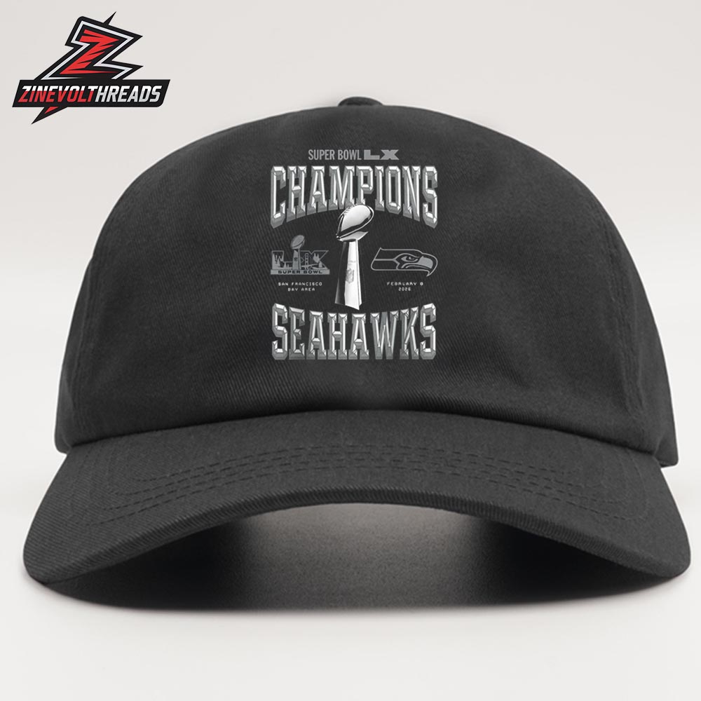 Seattle Seahawks Super Bowl LX Champions Locker Room Trophy Collection Replica Snapback Classic Hat Cap Seattle Seahawks Super Bowl LX Champions Locker Room Trophy Collection Replica Snapback Classic Hat Cap