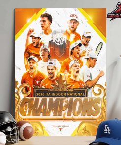 Texas Longhorns 2026 ITA Indoors National Champions Home Decor Poster Canvas