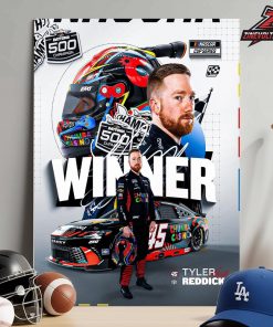 Tyler Reddick Wins The 68th Running Of The DAYTONA 500 Home Decor Poster Canvas