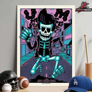 Umphreys McGee 2026 Tour Event Poster From 11th To 13th February At Portland Boston And Philly Home Decor Poster Canvas