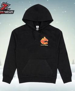 Vancouver Canucks Lunar New Year 2026 Small Logo Black Hoodie Unisex T-Shirt