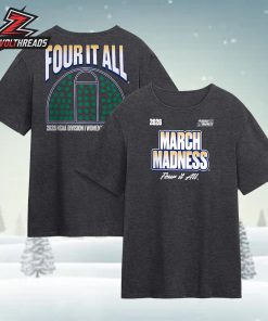 2026 NCAA Women’s Basketball Tournament March Madness Catch And Shoot Two Sided Unisex T-Shirt