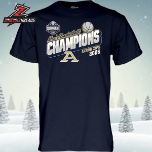 Akron Zips 2026 MAC Men’s Basketball Tournament Champions Unisex T-Shirt