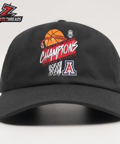 Arizona Wildcats 2026 Big 12 Men’s Basketball Tournament Champions Snapback Classic Hat Cap