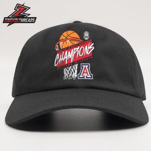 Arizona Wildcats 2026 Big 12 Men’s Basketball Tournament Champions Snapback Classic Hat Cap