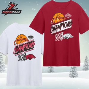 Arkansas Razorbacks 2026 SEC Men’s Basketball Tournament Champions Unisex T-Shirt