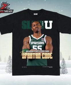 Coen Carr Michigan State Spartans On Slam University Cover Tee Spartan Code Unisex T-Shirt