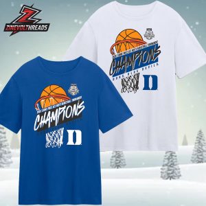 Duke Blue Devils 2026 ACC Men’s Basketball Tournament Champions Unisex T-Shirt