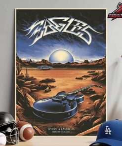 Eagles Band Venue Poster At The Sphere Las Vegas On February 27-28 2026 Home Decor Poster Canvas