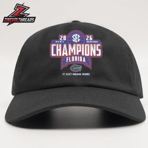 Florida Gators 2026 SEC Men’s Basketball Regular Season Champions Locker Room Snapback Classic Hat Cap