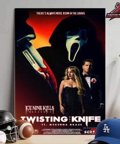 Ice Nine Kills Poster Presents Scream 7 Twisting Knife Twisting The Knife Ft McKenna Grace Home Decor Poster Canvas
