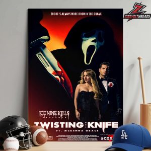 Ice Nine Kills Poster Presents Scream 7 Twisting Knife Twisting The Knife Ft McKenna Grace Home Decor Poster Canvas
