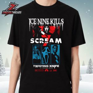 Ice Nine Kills Scream 7 Twisting Knife Curtain Call Tee Unisex T-Shirt