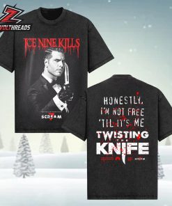 Ice Nine Kills Scream 7 Twisting Knife Don’t Hang Up Tee Two Sided Unisex T-Shirt