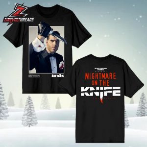 Ice Nine Kills Scream 7 Twisting Knife Psycho’s Only Slice Nine Kills Tee Two Sided Unisex T-Shirt
