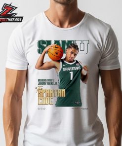 Jeremy Fears Jr Michigan State Spartans On Slam University Cover Tee Spartan Code Unisex T-Shirt