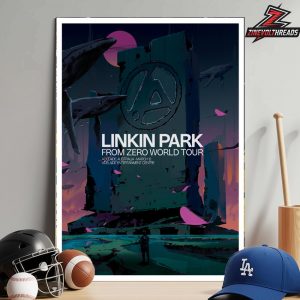 Linkin Park From Zero 2026 Tour Australia Poster At Adelaide Entertainment Centre Adelaide On March 12th 2026 Home Decor Poster Canvas