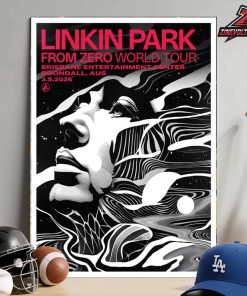 Linkin Park From Zero 2026 Tour Australia Poster At Brisbane Entertainment Centre Boondall On March 3rd 2026 Home Decor Poster Canvas