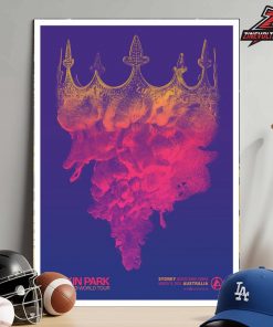 Linkin Park From Zero 2026 Tour Australia Poster At Qudos Bank Arena Sydney On March 15th 2026 Home Decor Poster Canvas