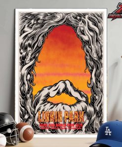 Linkin Park From Zero 2026 Tour Australia Poster At Rod Laver Arena Melbourne On March 10th 2026 Home Decor Poster Canvas