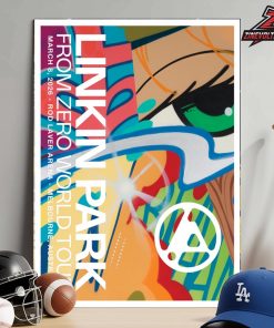 Linkin Park From Zero 2026 Tour Australia Poster At Rod Laver Arena Melbourne On March 8th 2026 Home Decor Poster Canvas