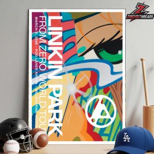 Linkin Park From Zero 2026 Tour Australia Poster At Rod Laver Arena Melbourne On March 8th 2026 Home Decor Poster Canvas